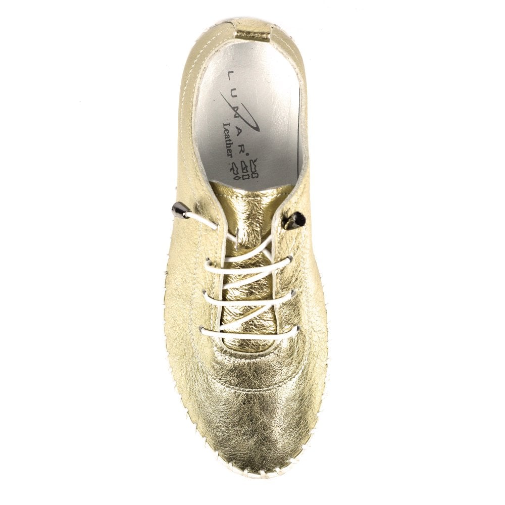 LUNAR - St Ives Leather Plimsole