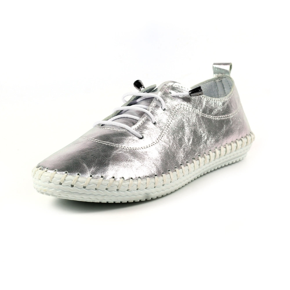 LUNAR - St Ives Leather Plimsole