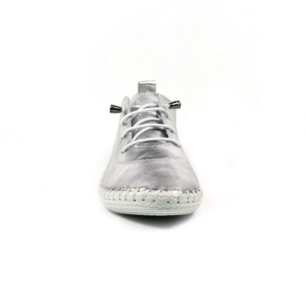 LUNAR - St Ives Leather Plimsole