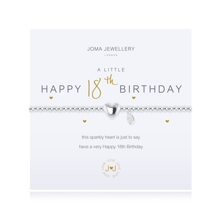 Joma Jewellery - A little Happy 18th Birthday Bracelet